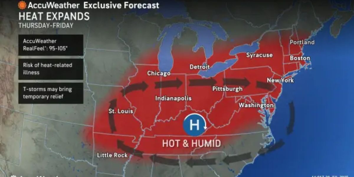 Boston and New York City Weather Update for July 24 Record-Challenging Heat for Residents