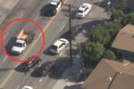 Man Arrested after Stolen Car Chase in Los Angeles, Car Had 3 Flat Tires