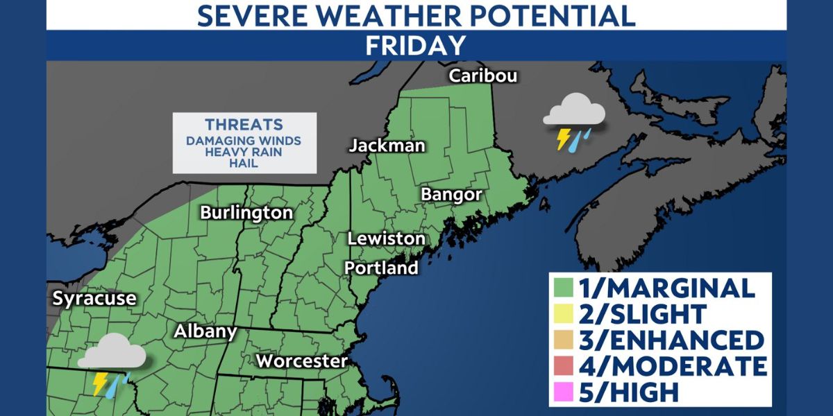 New England Braces for Heat, Humidity and Late-Week Storms