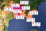 Scorching Heat Dome Engulfs Over 90 Million Americans Heat Alerts Issued Across Central and Southeastern U.S.