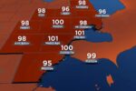 Summer Heat Wave Returns with High Temps, Humidity, and Storm Chances